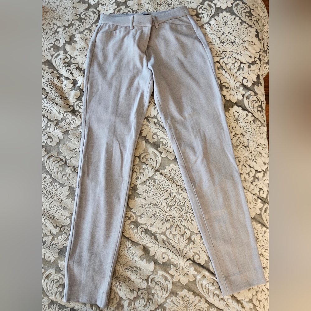 Express size 2R skinny midrise grey pants